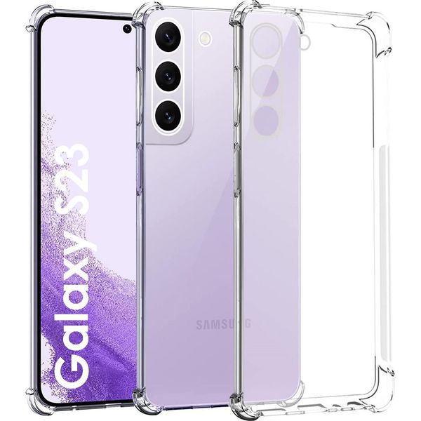 Custodia Per Samsung Galaxy S23 - Custodia Trasparente Antiurto Per Telefoni Cellulari Custodia Protettiva Antigraffio Ultra Sottile Phonillico-image