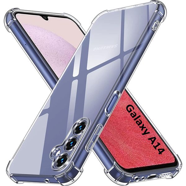 Custodia Per Samsung Galaxy A14 - Custodia Trasparente Antiurto Per Telefoni Cellulari Custodia Protettiva Antigraffio Ultra Sottile Phonillico-image
