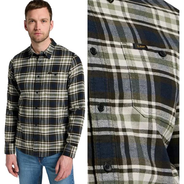 Lee Uomo, Camicia Leesure Shirt, M, Multicolore, Camicie Da Uomo, , Uomo-image