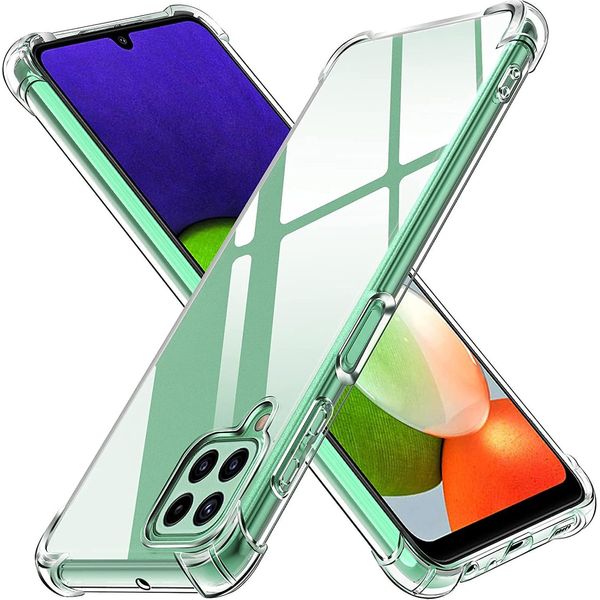 Custodia Per Samsung Galaxy A22 4G - Custodia Antiurto Trasparente Per Telefoni Cellulari Custodia Protettiva Antigraffio Ultra Sottile Phonillico-image