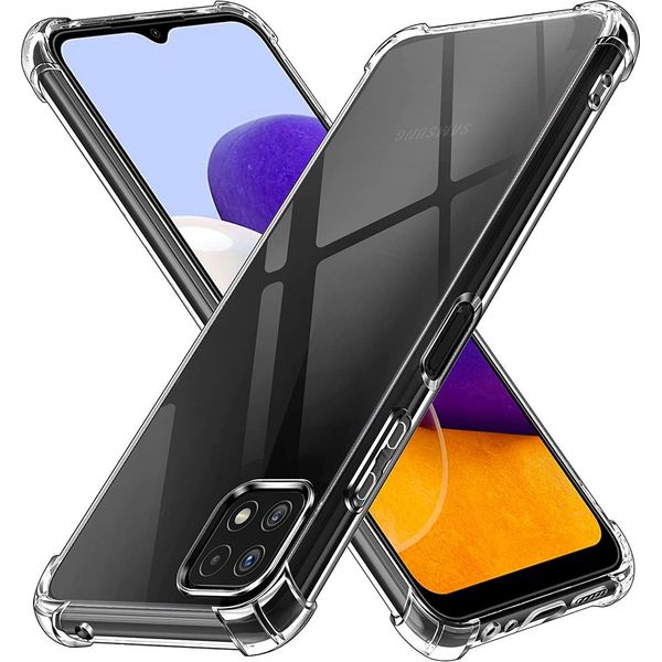 Custodia Per Samsung Galaxy A22 5G - Custodia Trasparente Antiurto Per Telefoni Cellulari Custodia Protettiva Antigraffio Ultra Sottile Phonillico-image
