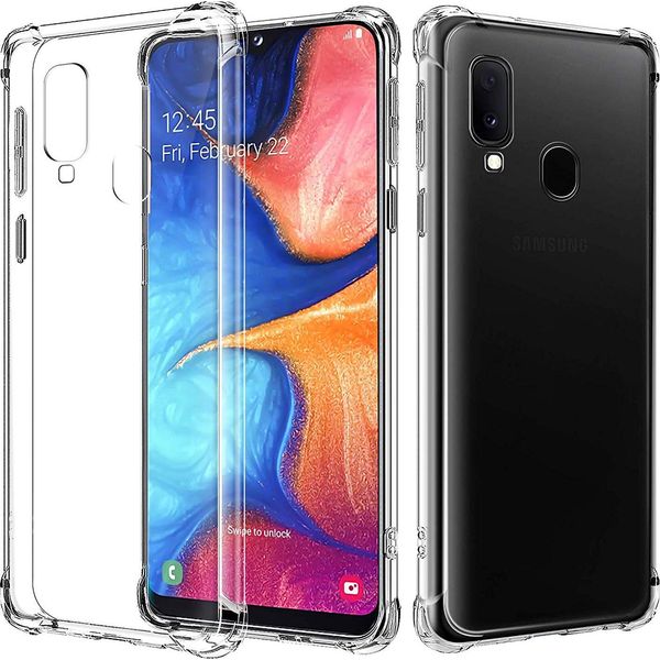 Custodia Per Samsung Galaxy A20E - Custodia Antiurto Trasparente Per Telefoni Cellulari Custodia Protettiva Antigraffio Ultra Sottile Phonillico-image