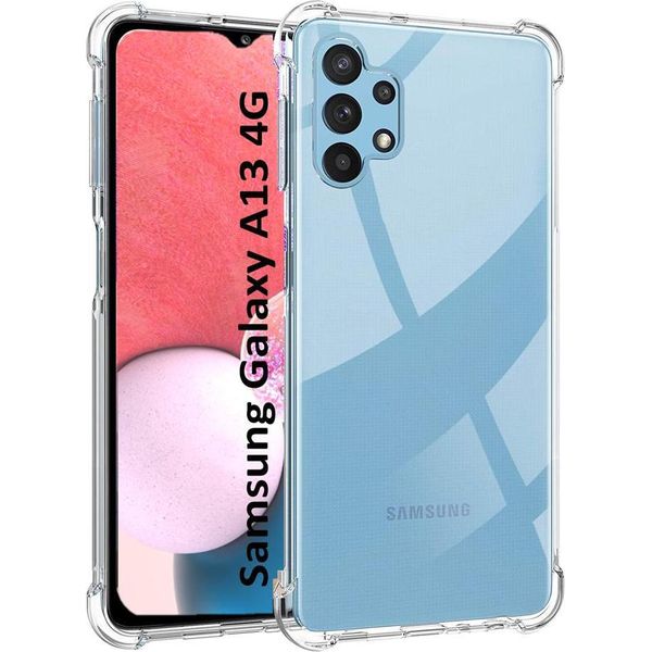 Custodia Per Samsung Galaxy A13 4G - Custodia Antiurto Trasparente Per Telefoni Cellulari Custodia Protettiva Antigraffio Ultra Sottile Phonillico-image