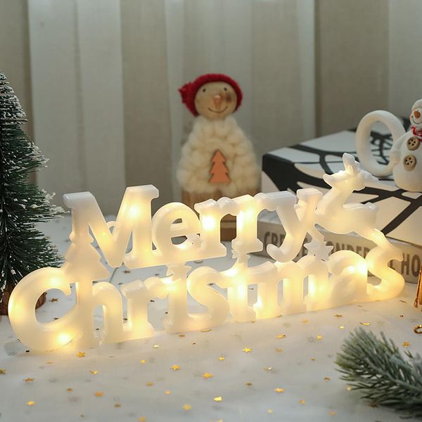 Buon Natale Led Luci Albero Ghirlanda Appeso Casa Decorazione Forniture Di Partito-image