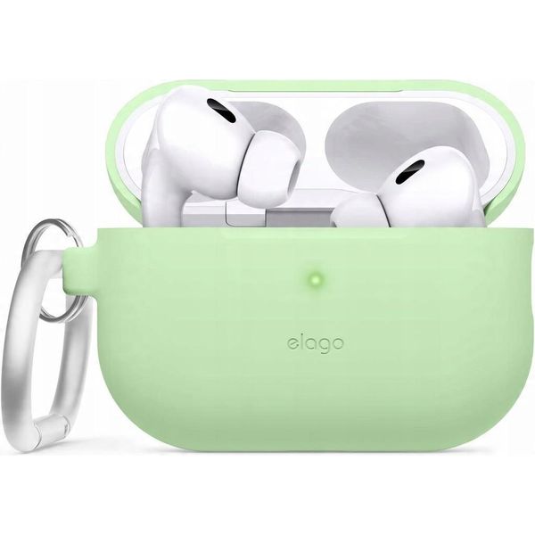 Elago Custodia In Silicone Hang Per Airpods Pro 2 Verde Pastello-image