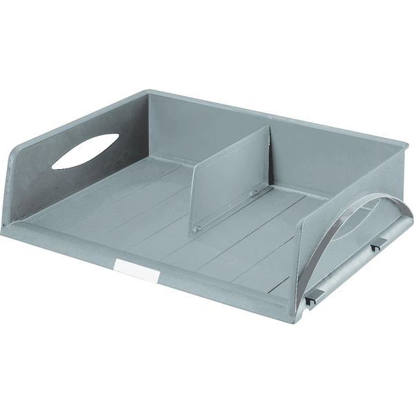 Esselte-Leitz Leitz Sorty Cestino Jumbo, Din A3/C3, Grigio In Plastica, Per Eccedenze Fino A 470 X 355 Mm, Centrale - 1 Pezzo (5232-00-85)-image