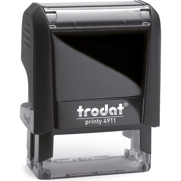 Trodat Timbro Di Testo Automatico Printy 4911 4.0, Nero-image