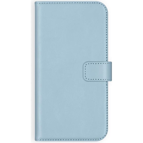 Custodia Per Samsung Galaxy S20 - Vera Pelle - Custodia Selencia Flip Flap - Azzurro-image