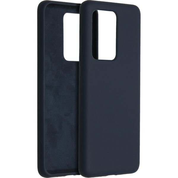 Samsung Galaxy S20 Ultra Sleeve - Silicone - Custodia/Copertura Morbida Accezz - Blu Scuro-image