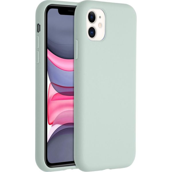 Cover Per Iphone 11 - Silicone - Custodia Morbida Accezz/Copertina Posteriore - Azzurro Blu-image