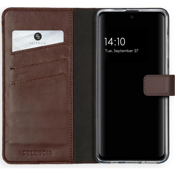 Custodia Per Samsung Galaxy A51 - Vera Pelle - Custodia Selencia Flap - Marrone-image