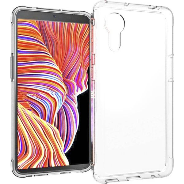 Samsung Galaxy Xcover 5 Sleeve - Silicone - Custodia Morbida Accezz/Copertura Posteriore - Trasparente-image