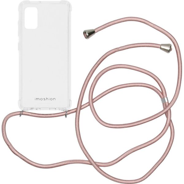 Imoshion Custodia Protettiva Samsung Galaxy A41 Con Cinturino Retro Con Catena Custodia Per Cellulare Per Samsung Galaxy A41 - Trasparente-image