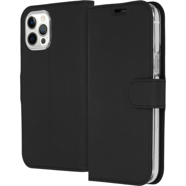 Manicotto Per Iphone 12 Pro Max - Pelle Finta - Accezz Flip Flap - Nero-image