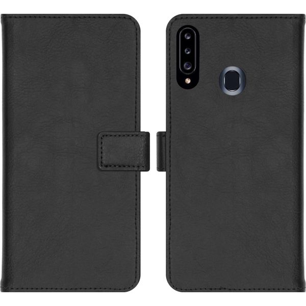 Custodia Per Cellulare Imoshion Per Samsung Galaxy A20S - Flip Cover Libreria Flip - Nero-image
