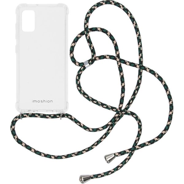 Imoshion Custodia Protettiva Samsung Galaxy A41 Con Cinturino Retro Con Catena Custodia Per Cellulare Per Samsung Galaxy A41 - Trasparente-image