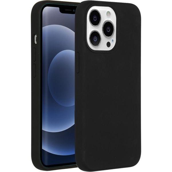 Custodia Per Iphone 13 Pro - Silicone - Accezz Soft Case/Backcover - Nero-image