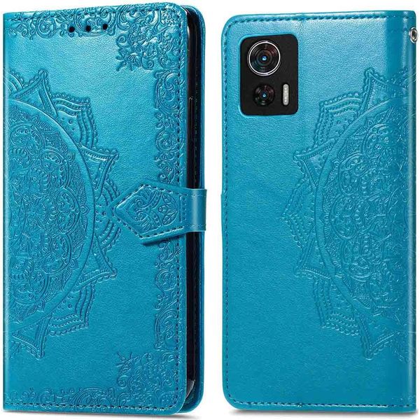 Motorola Edge 30 Neo Sleeve - Pelle Finta Imoshion - Flip Cover Imoshion - Colore Turchese-image