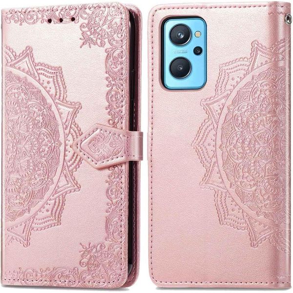 Oppo A76 Sleeve - Pelle Finta - Flip Cover Imoshion - Finitura Oro Rosa-image