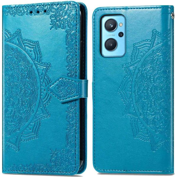Oppo A96 Sleeve - Pelle Finta - Flip Cover Imoshion - Colore Turchese-image