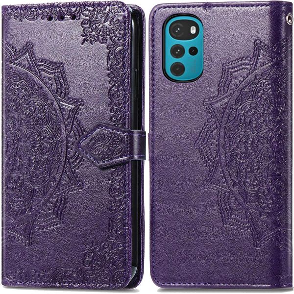 Motorola Moto G22 Cover - Pelle Finta - Flip Cover Imoshion - Viola-image