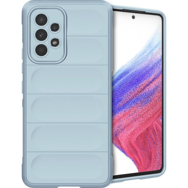 Samsung Galaxy A53 Sleeve - Silicone - Imoshion Custodia Morbida/Copertura Posteriore - Azzurro-image
