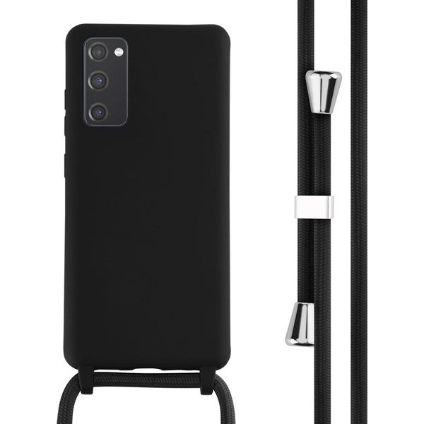 Custodia Samsung Galaxy S20 Fe - Silicone - Imoshion Custodia Morbida/Manicotto Con Cinturino/Copertura Posteriore - Nero-image