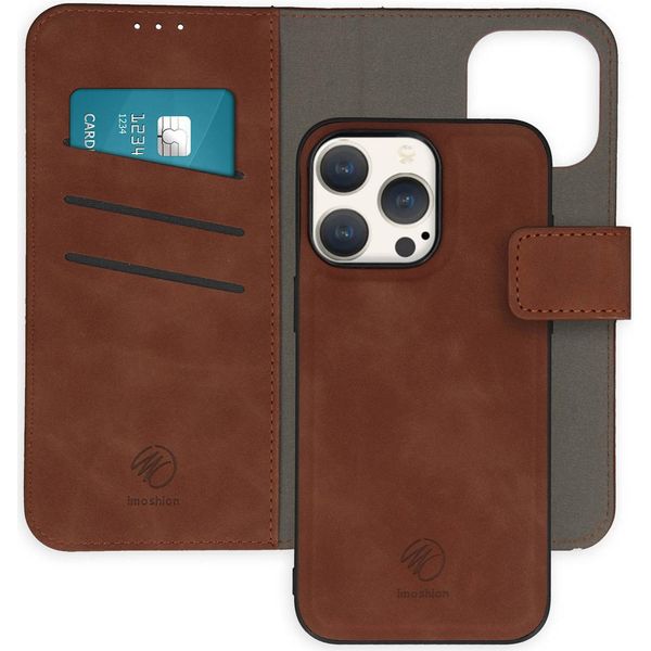 Imoshion Custodia Protettiva Iphone 15 Pro Max Custodia Protettiva A Libro Custodia Per Telefono Cellulare Per Iphone 15 Pro Max - Marrone-image