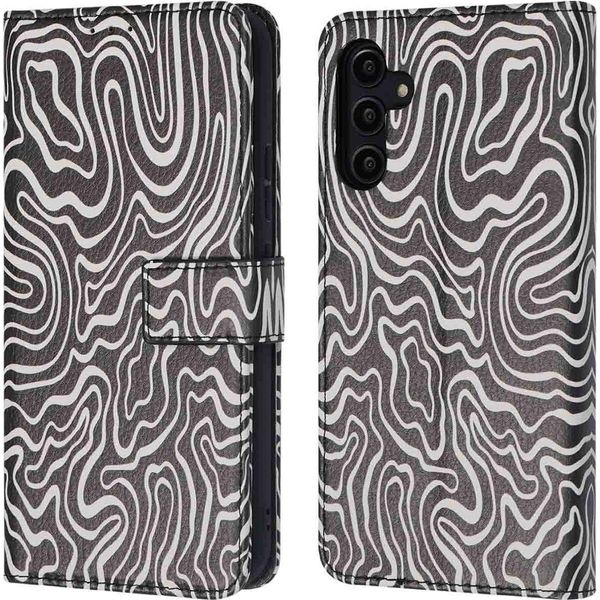 Samsung Galaxy A14/Samsung Galaxy A14 Cover - Similcuoio - Flip Cover Imoshion - Colorata-image