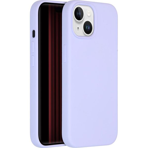 Cover Per Iphone 15 - Silicone - Custodia/Copertura Morbida Accezz - Viola-image