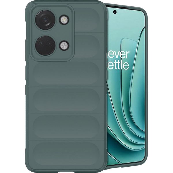 Oneplus North 3 Sleeve - Silicone - Custodia/Copertura Morbida Imoshion - Verde Scuro-image