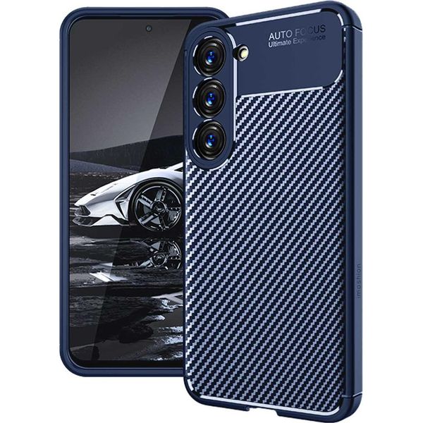 Samsung Galaxy S23 Sleeve - Silicone - Imoshion Custodia Morbida/Copertura Posteriore - Blu-image