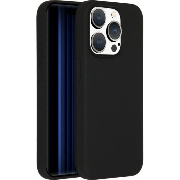 Custodia Per Iphone 15 Pro - Silicone - Accezz Soft Case/Backcover - Nero-image