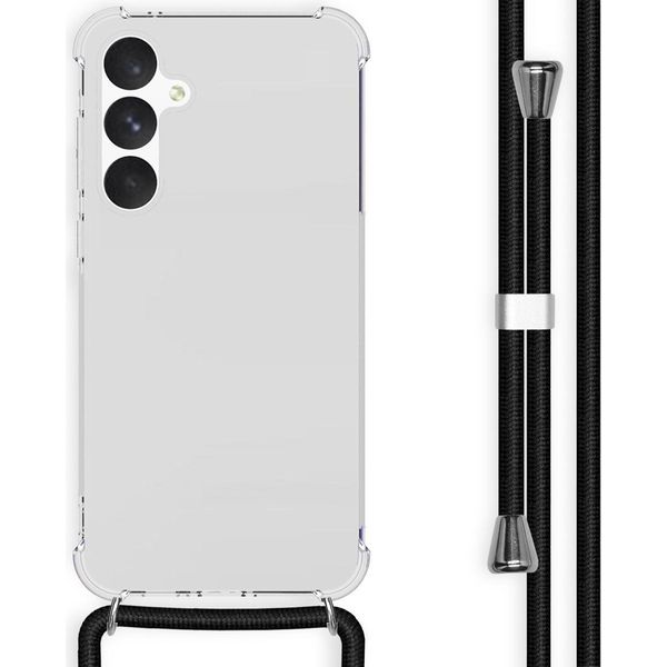 Imoshion Custodia Protettiva Samsung Galaxy A55 (5G) Con Fascia Posteriore Con Catena Custodia Per Samsung Galaxy A55 (5G) - Nero-image