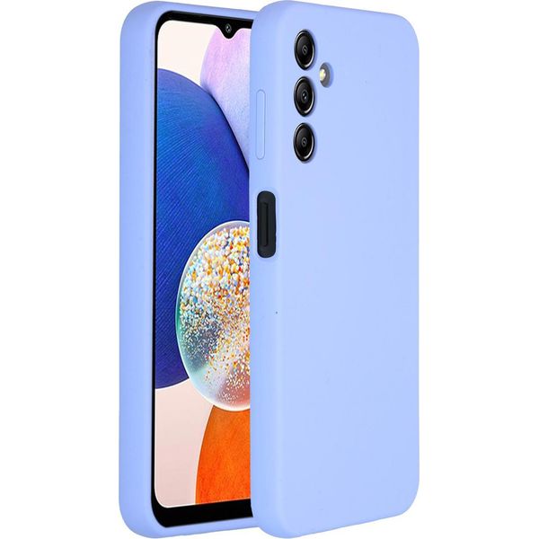 Samsung Galaxy A14 Cover - Silicone - Custodia/Copertura Morbida Accezz - Viola-image