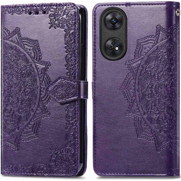 Oppo Reno 8 T Sleeve - Pelle Finta - Flip Cover Imoshion - Viola-image