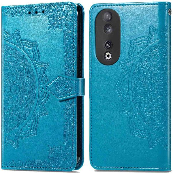 Honor 90 Sleeve - Pelle Finta - Flip Cover Imoshion - Turchese-image