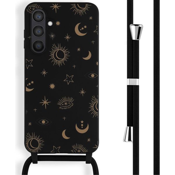 Custodia Samsung Galaxy S23 Fe - Silicone - Imoshion Custodia Morbida/Manicotto Con Cinturino/Copertura Posteriore - Nero-image