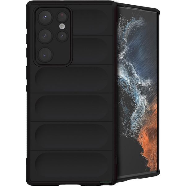 Custodia Samsung Galaxy S22 Ultra - Silicone - Imoshion Custodia Morbida/Copertura Posteriore - Nero-image