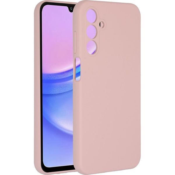 Samsung Galaxy A15/Samsung Galaxy A15 Cover - Silicone - Custodia Morbida Accezz/Copertura Posteriore - Rosa-image