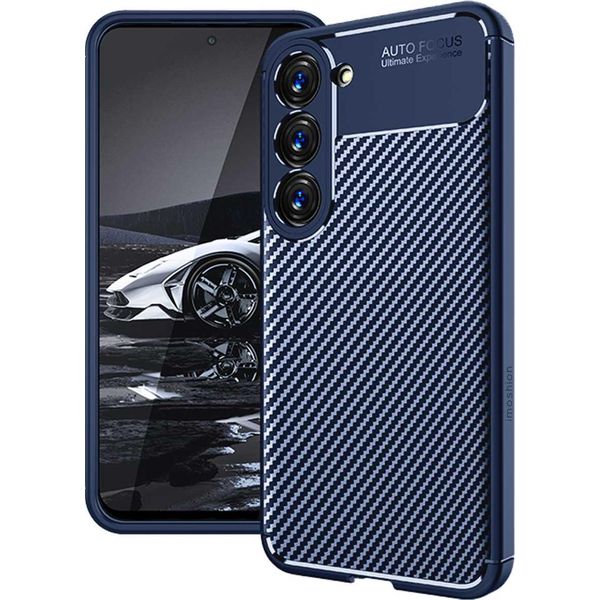 Samsung Galaxy S23 Plus Sleeve - Silicone - Custodia/Copertura Morbida Imoshion - Blu-image