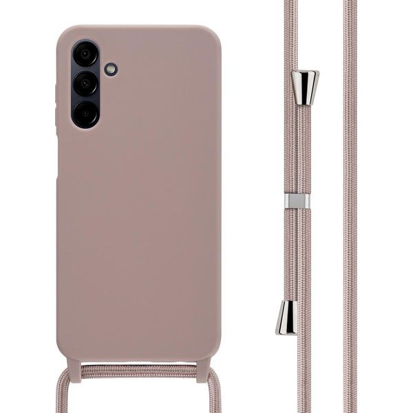 Samsung Galaxy A15/Samsung Galaxy A15 Custodia - Silicone - Imoshion Custodia Morbida/Manicotto Con Cinturino/Copertura Posteriore - Rosa-image