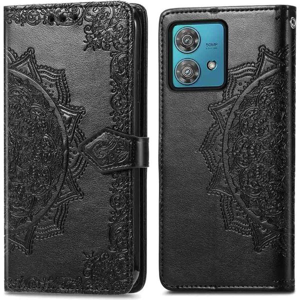 Motorola Moto G84 Cover - Pelle Finta - Flip Cover Imoshion - Nero-image