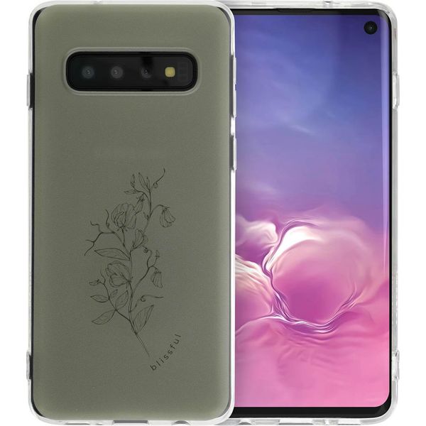 Samsung Galaxy S10 Cover - Silicone - Imoshion Custodia Morbida/Copertina Posteriore - Multicolore-image