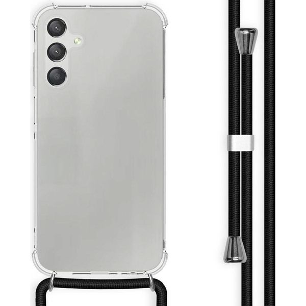 Imoshion Custodia Protettiva Samsung Galaxy A15 (5G)/Samsung Galaxy A15 (4G) Con Banda Posteriore Con Catena Custodia Per Cellulare Per Samsung Galaxy A15 (5G)/Samsung Galaxy A15 (4G) - Nero-image