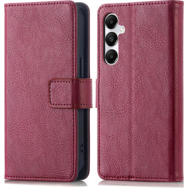 Custodia Per Cellulare Imoshion Per Samsung Galaxy A55 (5G) - Cover Flip A Libro - Rosso Scuro-image