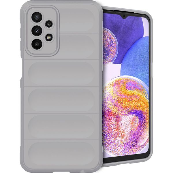 Samsung Galaxy A23 Sleeve - Silicone - Imoshion Custodia Morbida/Copertura Posteriore - Grigio-image