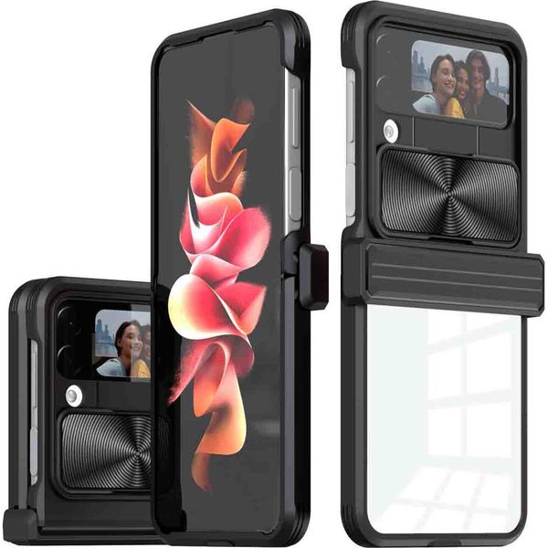 Custodia Samsung Galaxy Z Flip 4 - Plastica - Custodia Rigida/Copertura Posteriore Imoshion - Nero-image