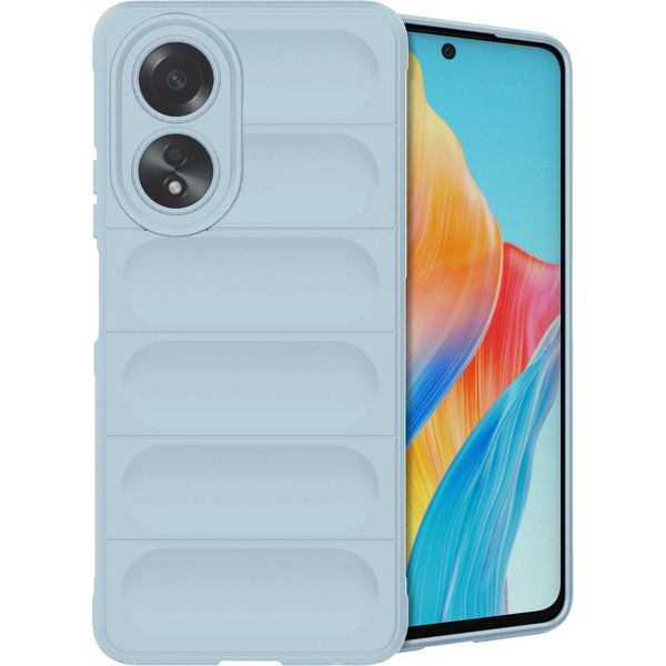 Oppo A58 Coperture - Silicone - Imoshion Custodia Morbida/Copertura Posteriore - Azzurro-image