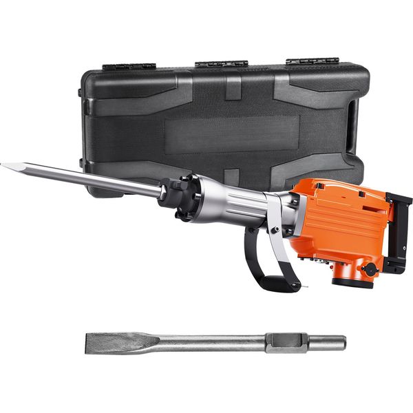 Succebuy Martello Demolitore 2200W Elettrico Con 2 Punte Di Scalpello Per Cantiere 220V Power Tool-image